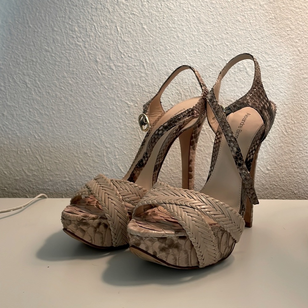 Python Alexander Birman heels. Size 6 1/2